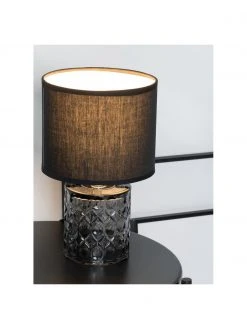 Pauleen Kleine Tischlampe Crystal Glow mit Glasfu&szlig;, Ø 15 x H 29 cm -Leuchten Verkaufsladen Kleine Tischlampe Crystal Glow mit Glasfuss 5