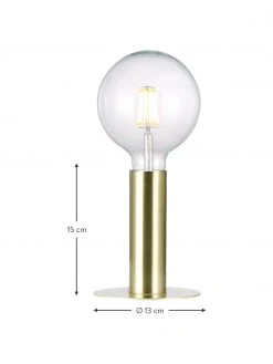 Nordlux Kleine Tischlampe Dean aus Metall, Ø 13 x H 15 cm -Leuchten Verkaufsladen Kleine Tischlampe Dean aus Metall 2