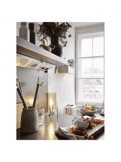 Westwing Collection Kleine Tischlampe Laurel aus farbigem Glas, Ø 14 x H 28 cm -Leuchten Verkaufsladen Kleine Tischlampe Laurel aus farbigem Glas 2