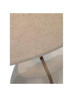 Searchlight Kleine Tischlampe Lugio mit Glasfu&szlig;, Ø 21 x H 32 cm -Leuchten Verkaufsladen Kleine Tischlampe Lugio mit Glasfuss 5