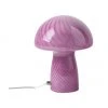 Bahne Kleine Tischlampe Mushroom aus Glas&nbsp;in Rosa, Ø 19 x H 23 cmNur noch wenige verfügbar