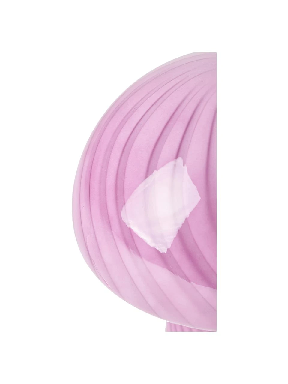 Bahne Kleine Tischlampe Mushroom aus Glas in Rosa, Ø 19 x H 23 cmNur noch wenige verfügbar 8 Bahne Kleine Tischlampe Mushroom aus Glas in Rosa, Ø 19 x H 23 cmNur noch wenige verfügbar – Bild 6