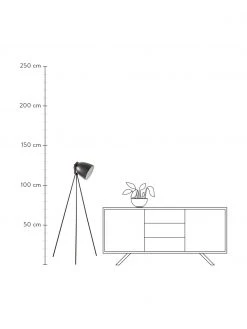 Westwing Collection Kleine Tripod Leselampe Studio, Ø 58 x H 130 cm -Leuchten Verkaufsladen Kleine Tripod Leselampe Studio 2
