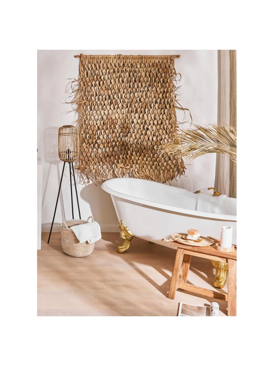 Kleine Tripod Stehlampe Woodrow aus Rattan, Ø 45 x H 130 cmNur noch 1 Artikel verfügbar 4 Kleine Tripod Stehlampe Woodrow aus Rattan, Ø 45 x H 130 cmNur noch 1 Artikel verfügbar – Bild 2