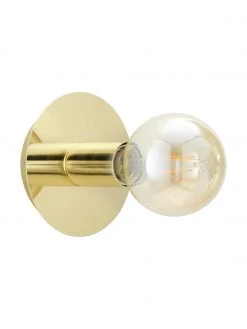 Westwing Collection Kleine Wand- und Deckenspot Percy aus Metall, Ø 14 cm, T 9 cm