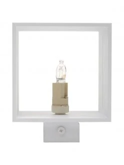 Kleine Wandleuchte Lorum in Wei&szlig;, B 10 x H 10 cmNur noch 1 Artikel verfügbar -Leuchten Verkaufsladen Kleine Wandleuchte Lorum in Weiss 5