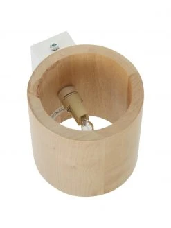 Kleine Wandleuchte Roda aus Holz, B 10 x H 10 cm -Leuchten Verkaufsladen Kleine Wandleuchte Roda aus Holz 4