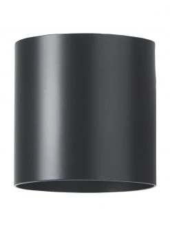 Kleine Wandleuchte Roda in Schwarz, B 10 x H 10 cm