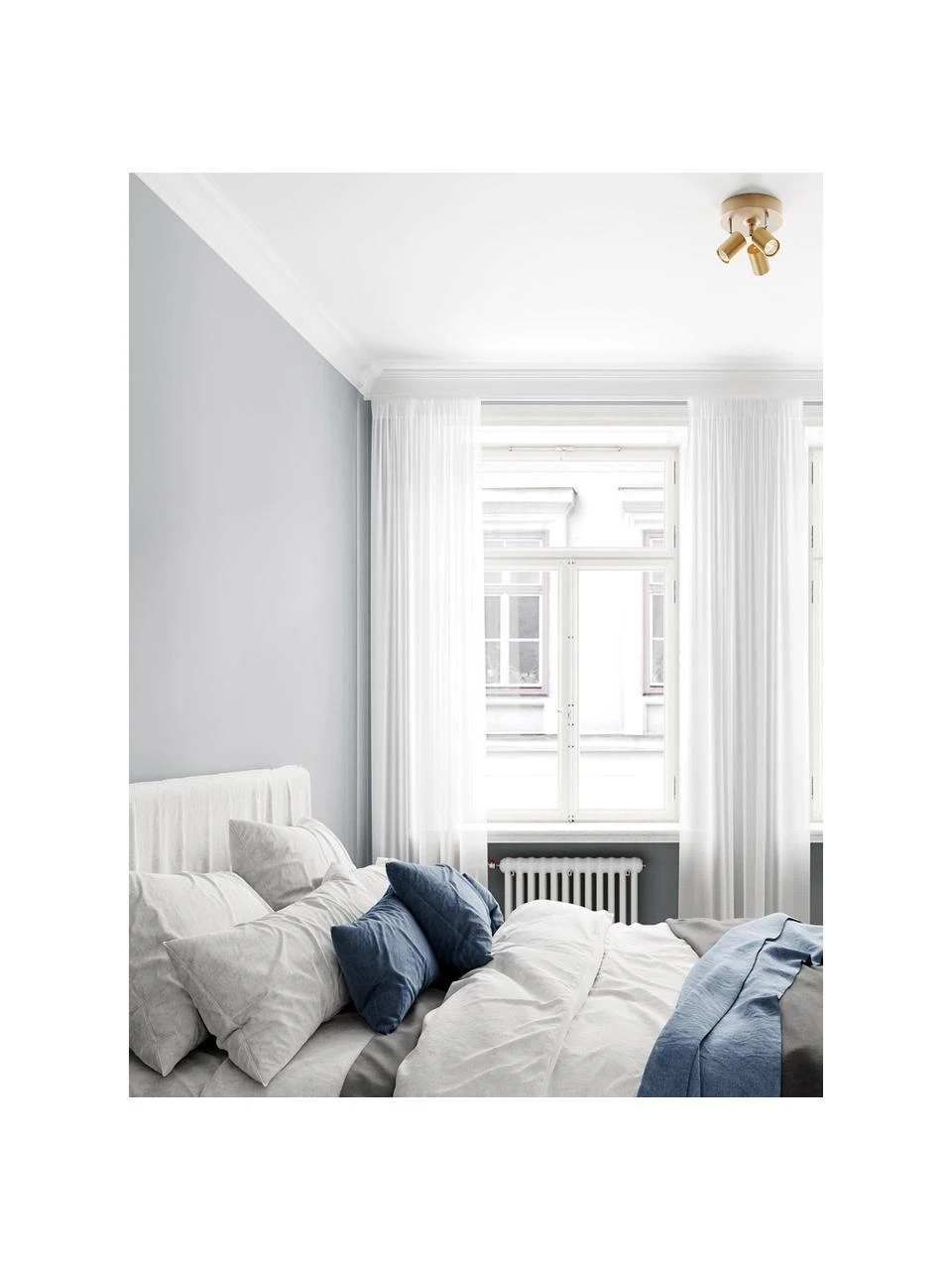 By Rydens Kleiner Deckenstrahler Correct in Gold, Ø 20 x H 14 cm 4 By Rydens Kleiner Deckenstrahler Correct in Gold, Ø 20 x H 14 cm – Bild 2