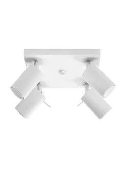 Kleiner Deckenstrahler Etna in Wei&szlig;, B 25 x H 15 cm