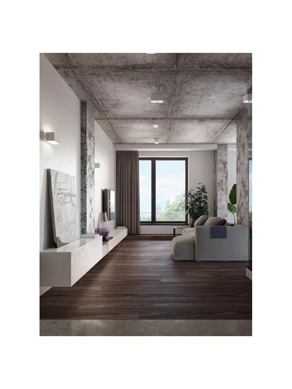 Kleiner Deckenstrahler Geo in Weiß, B 20 x H 10 cm 4 Kleiner Deckenstrahler Geo in Weiß, B 20 x H 10 cm – Bild 2