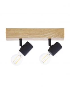 Kleiner Deckenstrahler Townshend aus Holz, B 30 x H 13 cmNur noch wenige verfügbar