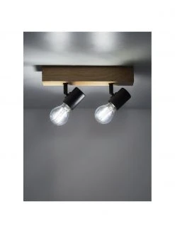 Kleiner Deckenstrahler Townshend aus Holz, B 30 x H 13 cmNur noch wenige verfügbar 11 Kleiner Deckenstrahler Townshend aus Holz, B 30 x H 13 cmNur noch wenige verfügbar -Leuchten Verkaufsladen Kleiner Deckenstrahler Townshend aus Holz 3