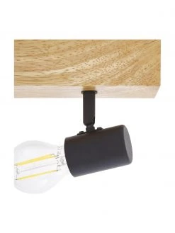 Kleiner Deckenstrahler Townshend aus Holz, B 30 x H 13 cmNur noch wenige verfügbar 12 Kleiner Deckenstrahler Townshend aus Holz, B 30 x H 13 cmNur noch wenige verfügbar -Leuchten Verkaufsladen Kleiner Deckenstrahler Townshend aus Holz 4