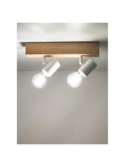 Kleiner Deckenstrahler Townshend aus Holz, B 30 x H 13 cm -Leuchten Verkaufsladen Kleiner Deckenstrahler Townshend aus Holz 9