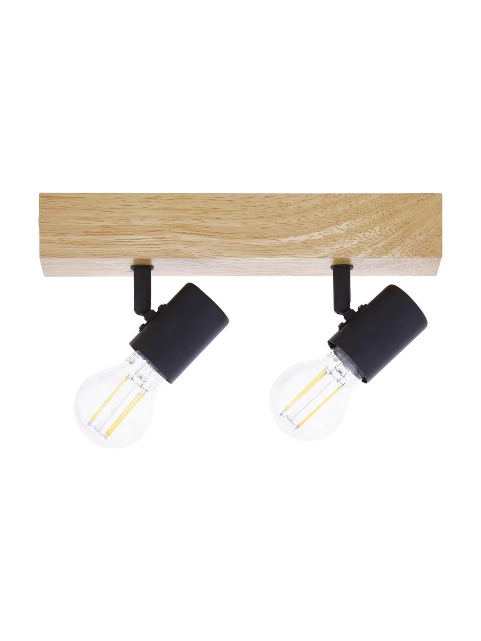 Kleiner Deckenstrahler Townshend aus Holz, B 30 x H 13 cmNur noch wenige verfügbar 3 Kleiner Deckenstrahler Townshend aus Holz, B 30 x H 13 cmNur noch wenige verfügbar