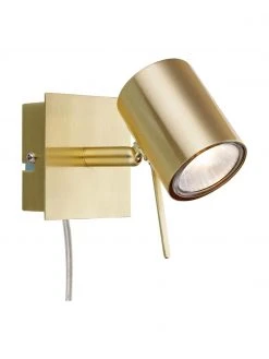 Marksl&ouml;jd Kleiner Verstellbarer Wandstrahler Hyssna mit Stecker, T 15 x H 9 cm