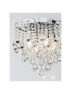 Searchlight Kristall-Deckenleuchte Dorchester, Ø 40 x H 36 cm -Leuchten Verkaufsladen Kristall Deckenleuchte Dorchester 3