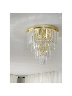 Kristall-Deckenleuchte Gracja in Gold, Ø 40 x H 40 cm -Leuchten Verkaufsladen Kristall Deckenleuchte Gracja in Gold 2