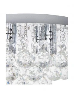 Searchlight Kristall-Deckenleuchte Helena, Ø 35 x H 18 cm -Leuchten Verkaufsladen Kristall Deckenleuchte Helena 4