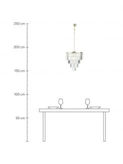 Kronleuchter Gracja in Gold, Ø 39 x H 42 cm -Leuchten Verkaufsladen Kronleuchter Gracja in Gold 3