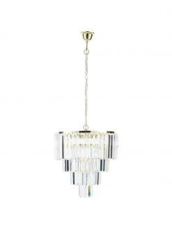 Kronleuchter Gracja in Gold, Ø 39 x H 42 cm -Leuchten Verkaufsladen Kronleuchter Gracja in Gold 4