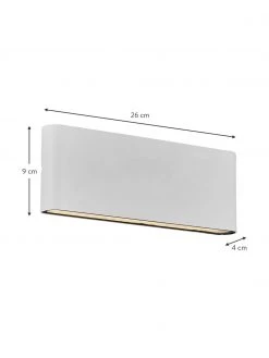 Nordlux LED-Au&szlig;enwandleuchte Kinver, B 26 x H 9 cm -Leuchten Verkaufsladen LED Aussenwandleuchte Kinver 8