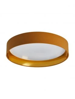 Westwing Collection LED-Deckenleuchte Mallory in Nougat, Ø 41 x H 10 cm