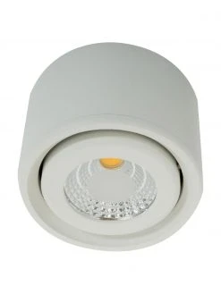 Fabas Luce LED-Deckenspot Anzio in Wei&szlig;, Ø 8 x H 5 cm -Leuchten Verkaufsladen LED Deckenspot Anzio in Weiss 5