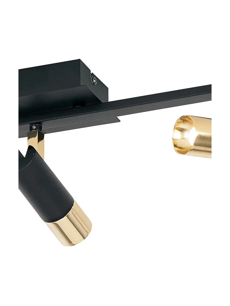 Westwing Collection LED-Deckenstrahler Bobby in Schwarz-Gold, B 66 x H 13 cm 8 Westwing Collection LED-Deckenstrahler Bobby in Schwarz-Gold, B 66 x H 13 cm – Bild 6