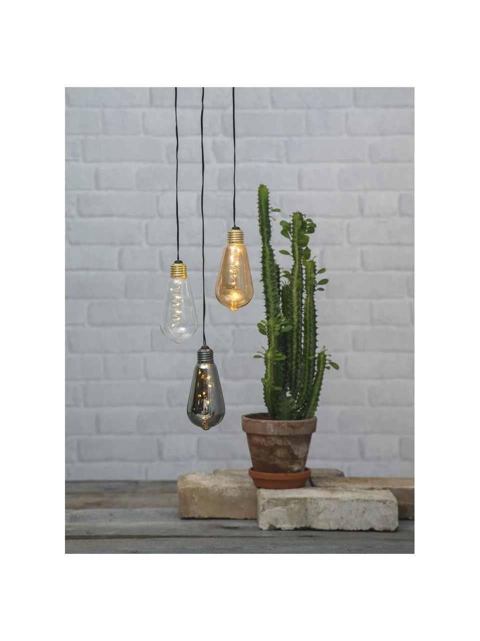 LED-Dekoleuchten Glow, 2 Stück, Ø 6 x H 13 cm 4 LED-Dekoleuchten Glow, 2 Stück, Ø 6 x H 13 cm – Bild 2