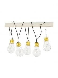 LED-Lichterkette Bulb, 100 cm, 5 Lampions, L 100 cm