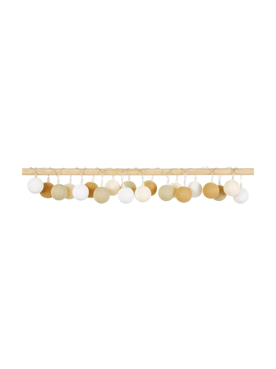 Cotton Ball Lights LED-Lichterkette Colorain, 378 cm, 20 Lampions, L 378 cm 3 Cotton Ball Lights LED-Lichterkette Colorain, 378 cm, 20 Lampions, L 378 cm