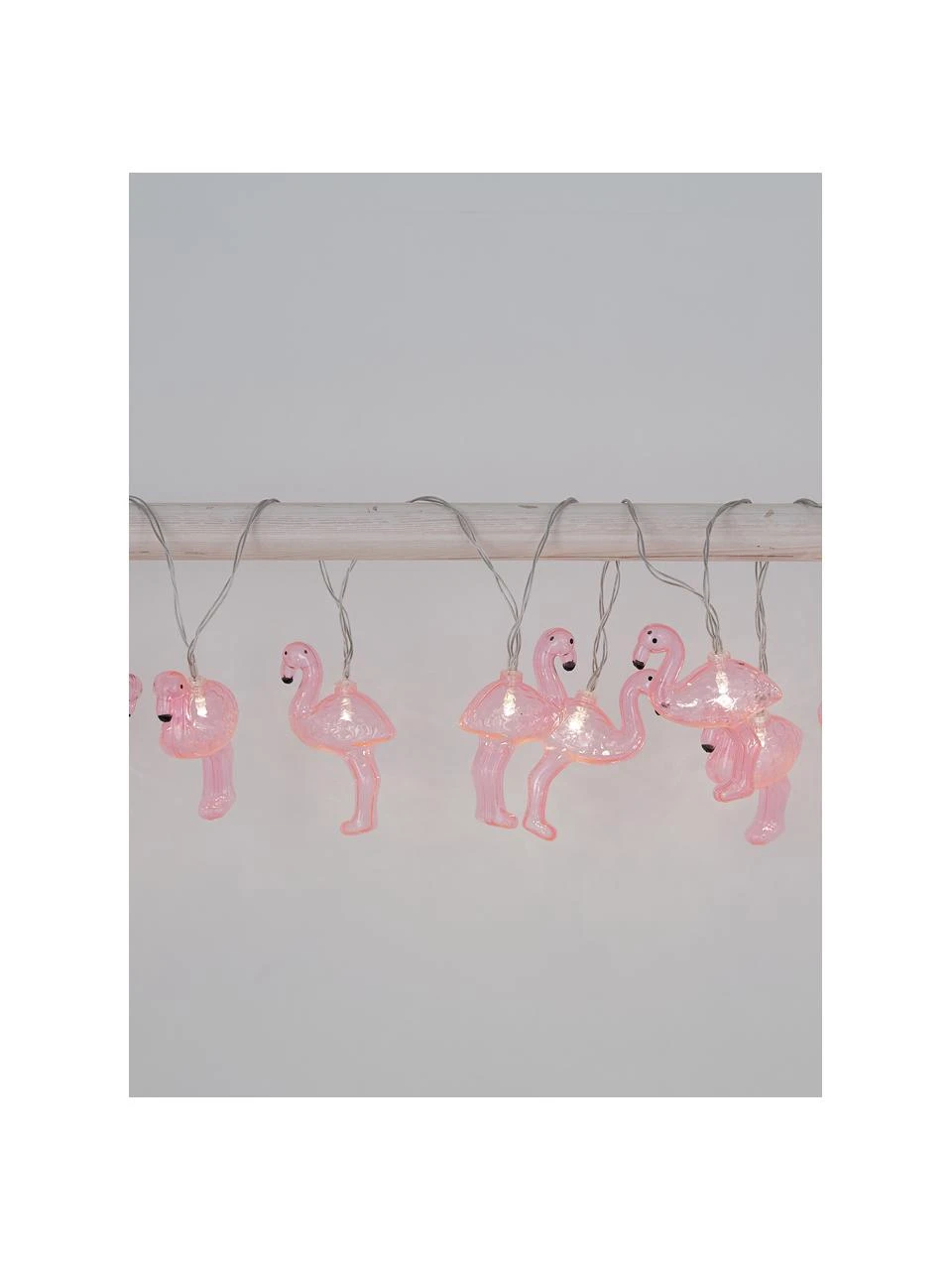 LED-Lichterkette Flamingo, 230 cm, 10 Lampions, L 230 cm 4 LED-Lichterkette Flamingo, 230 cm, 10 Lampions, L 230 cm – Bild 2