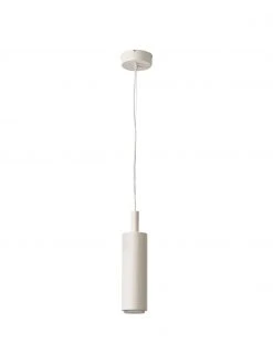 Westwing Collection LED-Pendelleuchte Jari aus Metall in Beige, Ø 10 x H 40 cm -Leuchten Verkaufsladen LED Pendelleuchte Jari aus Metall in Beige 3