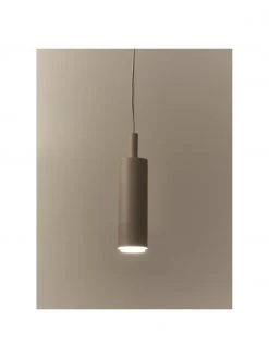 Westwing Collection LED-Pendelleuchte Jari aus Metall in Beige, Ø 10 x H 40 cm -Leuchten Verkaufsladen LED Pendelleuchte Jari aus Metall in Beige 4