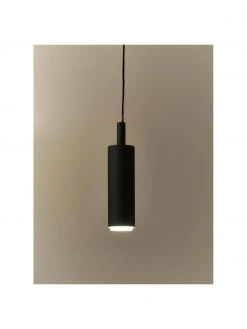 Westwing Collection LED-Pendelleuchte Jari aus Metall in Schwarz, Ø 10 x H 40 cm -Leuchten Verkaufsladen LED Pendelleuchte Jari aus Metall in Schwarz 4