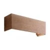 Fabas Luce LED-Wandleuchte Badia aus Holz, B 38 x H 12 cm
