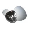 LED-Wandleuchte Jack-Stone in Silber, B 36 x T 7 cm