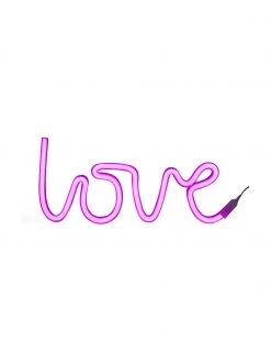 A Little Lovely Company LED-Wandleuchte Love, B 38 x H 16 cm