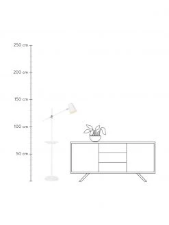 Marksl&ouml;jd Leselampe Linear mit Ablage und Ladestation, T 65 x H 144 cmNur noch wenige verfügbar -Leuchten Verkaufsladen Leselampe Linear mit Ablage und Ladestation 8