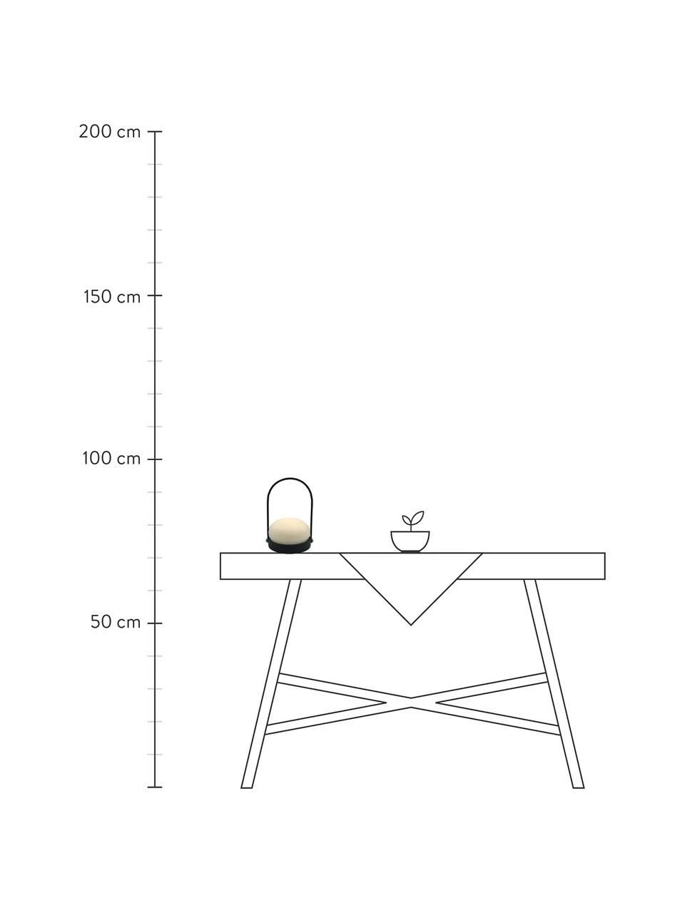 Mobile Dimmbare Außentischlampe Day, Ø 16 x H 23 cm 5 Mobile Dimmbare Außentischlampe Day, Ø 16 x H 23 cm – Bild 3