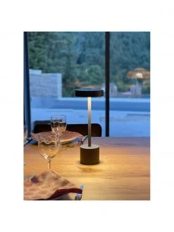 Mobile Dimmbare Au&szlig;entischlampe Roby mit Touchfunktion, Ø 11 x H 30 cm -Leuchten Verkaufsladen Mobile Dimmbare Aussentischlampe Roby mit Touchfunktion 1