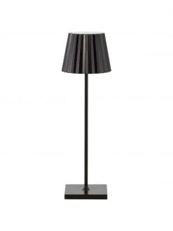 Sompex Mobile Dimmbare Au&szlig;entischlampe Trellia, Ø 12 x H 38 cm