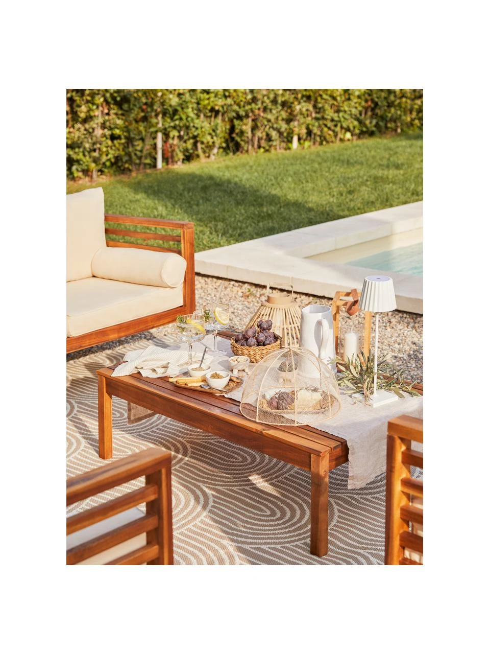 Sompex Mobile Dimmbare Außentischlampe Trellia, Ø 12 x H 38 cm 4 Sompex Mobile Dimmbare Außentischlampe Trellia, Ø 12 x H 38 cm – Bild 2