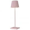 Sompex Mobile Dimmbare Au&szlig;entischlampe Trellia in Rosa, Ø 12 x H 38 cm -Leuchten Verkaufsladen Mobile Dimmbare Aussentischlampe Trellia in Rosa