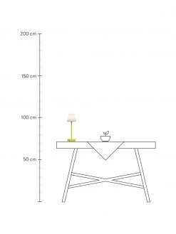 Mobile Dimmbare LED-Au&szlig;entischlampe Lola mit Touch-Funktion in Hellgr&uuml;n, Ø 11 x H 32 cm -Leuchten Verkaufsladen Mobile Dimmbare LED Aussentischlampe Lola mit Touch Funktion in Hellgrun 1
