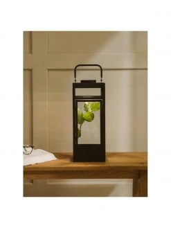 Mobile batteriebetriebene LED-Laterne Flint, B 17 x H 42 cm -Leuchten Verkaufsladen Mobile batteriebetriebene LED Laterne Flint 3