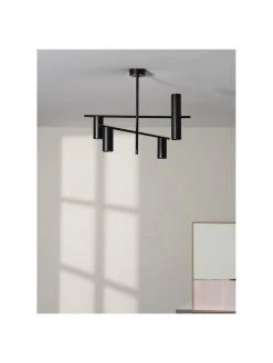 Westwing Collection Moderne Deckenleuchte Cassandra in Schwarz, B 70 cm x H 49 cm -Leuchten Verkaufsladen Moderne Deckenleuchte Cassandra in Schwarz 3