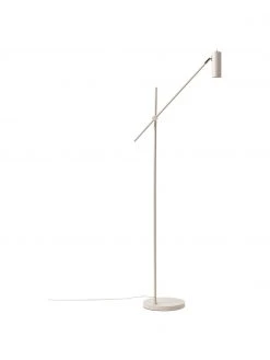 Westwing Collection Moderne Leselampe Cassandra in Beige, B 75 x H 152 cm